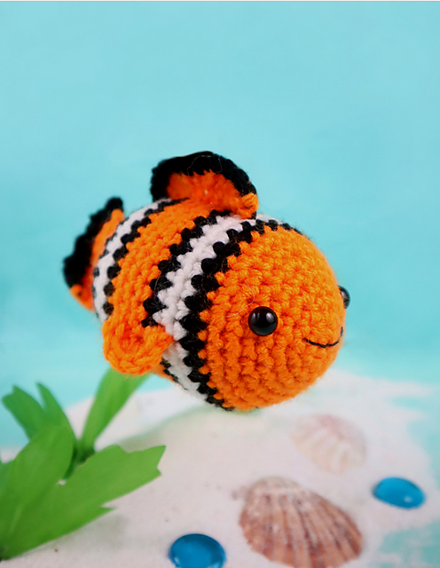 Clownfish - Ocean Sea Amigurumi