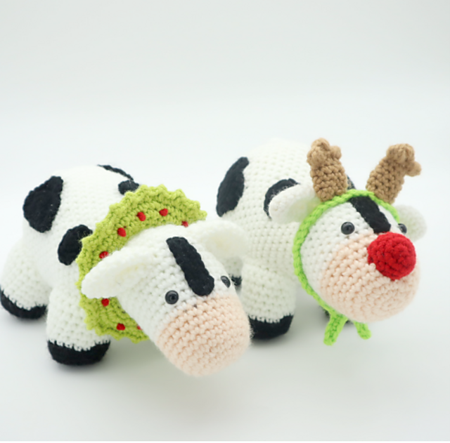 Christmas Cows