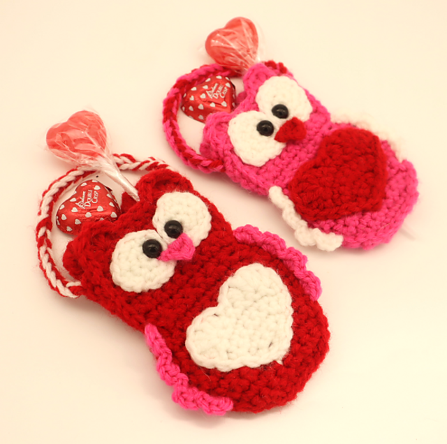 Valentine's Day Owl Candy Bag