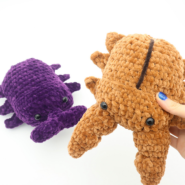 Stag & Horned Dynastid Beetle Amigurumi