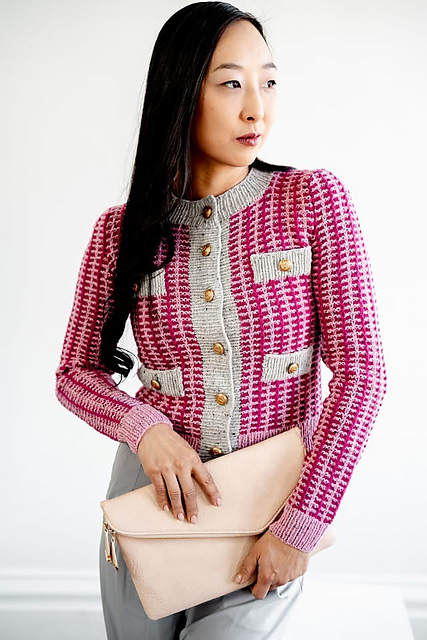 Ravelry: Mademoiselle Tweed Cardigan pattern by YellowBlueDesign