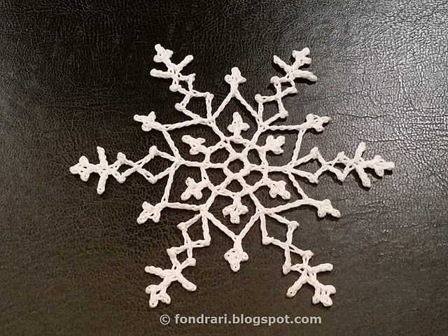 New year snowflake