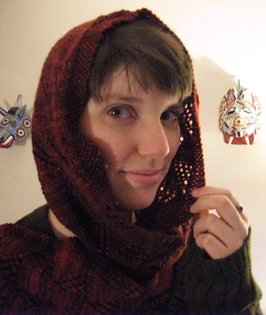Swing Lace Hoodie Scarf