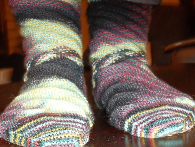 Travelling Rib Cleopatra Socks