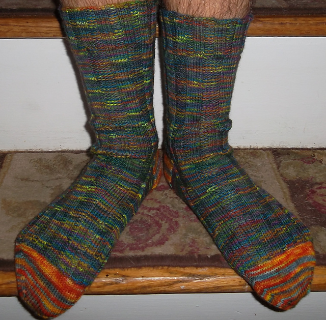 Omri's TwoTone Socks