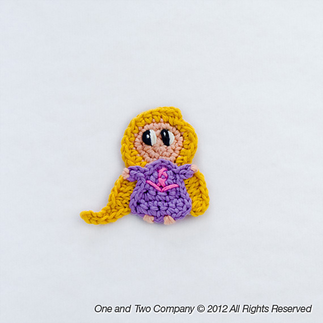 Baby Rapunzel Applique