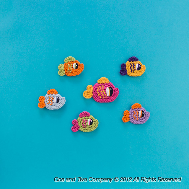 Happy Fishes (2 sizes) Applique