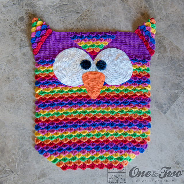 Colorful Owl Rug