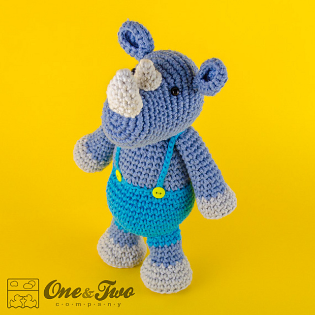 Max the Rhino Amigurumi