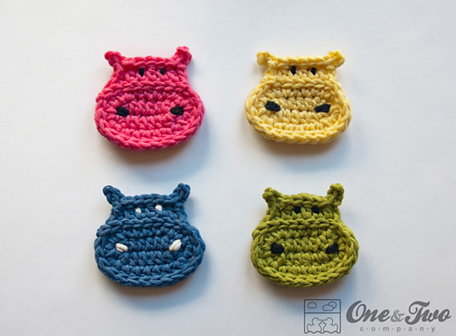 Hippo Applique