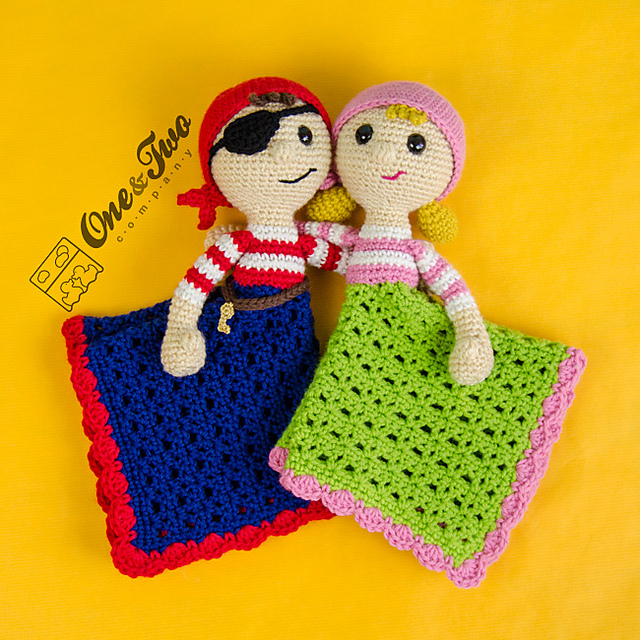 Pete & Penny the Pirates lovey