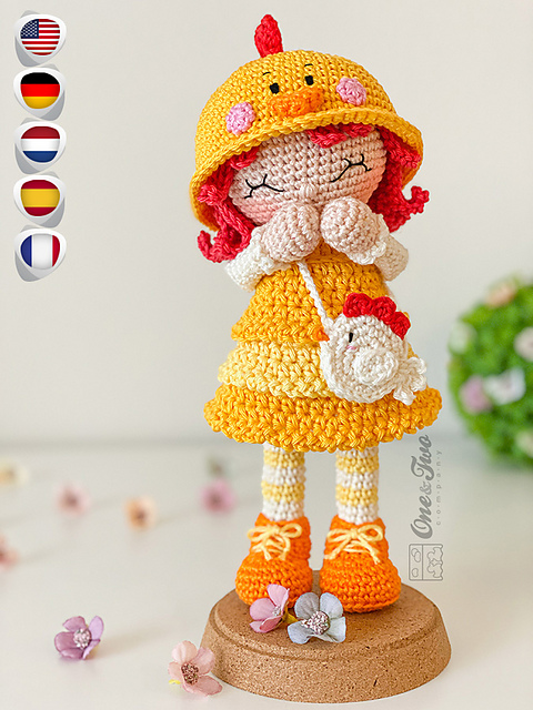 Goldie the Chicken Dolly