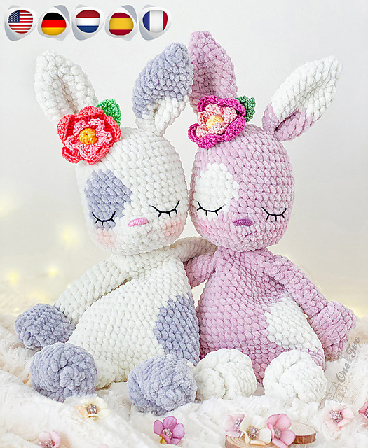Nibbles the Bunny Cuddler Amigurumi