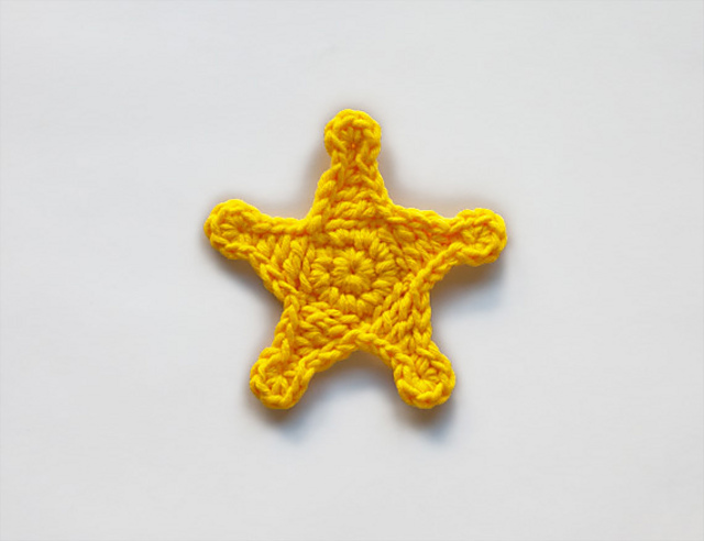 Sheriff Star Applique