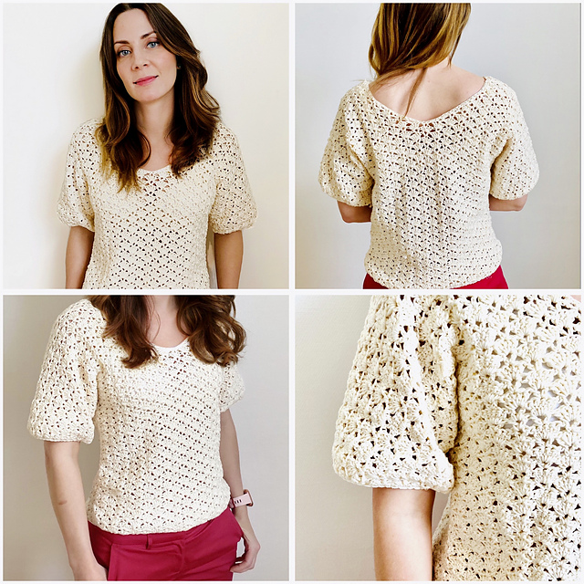 The Siren Shell Crochet Tee