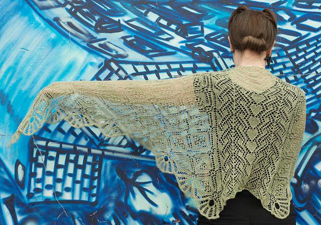 Rose Garden Shawl