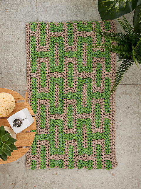 Mosaic Bath Mat