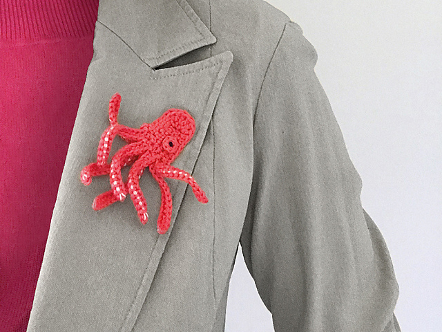 Octopus Brooch