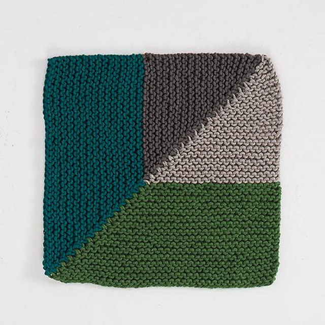 Mitered Quarters Dishcloth