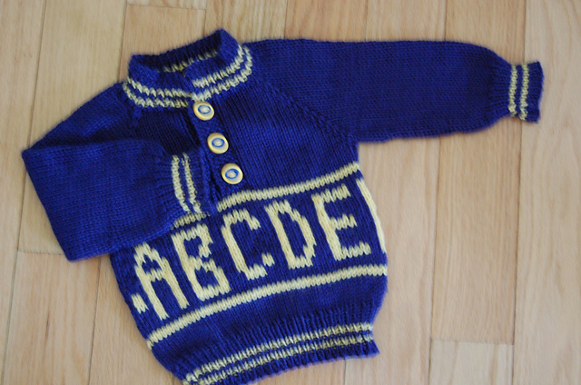 Alphabet Pullover for Children