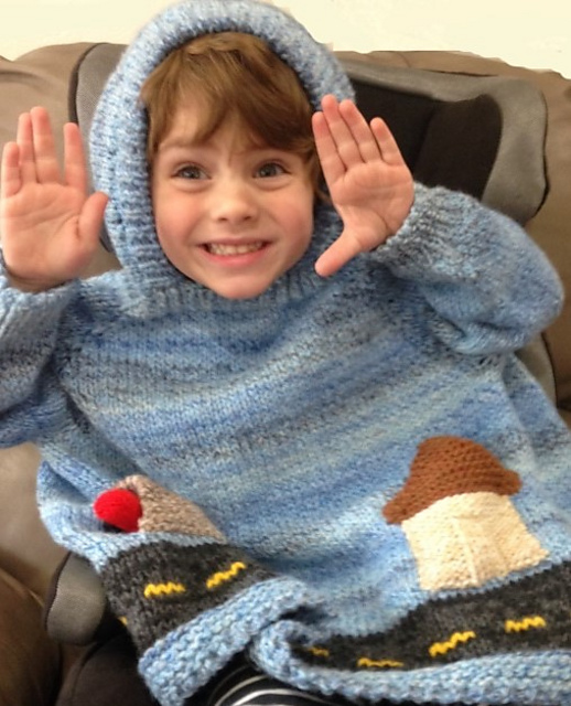 Car Seat Cozy Sweater
