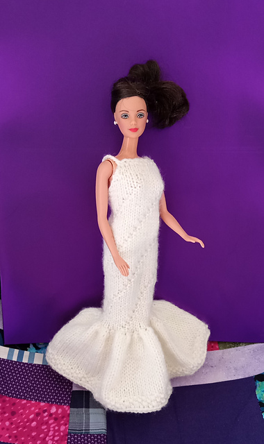 #0140 Long Purple Dress