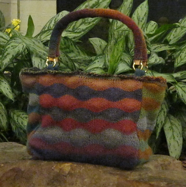 Lizard Ridge Knitting Tote