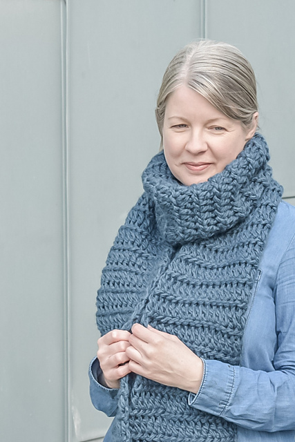 Denim Drift Scarf