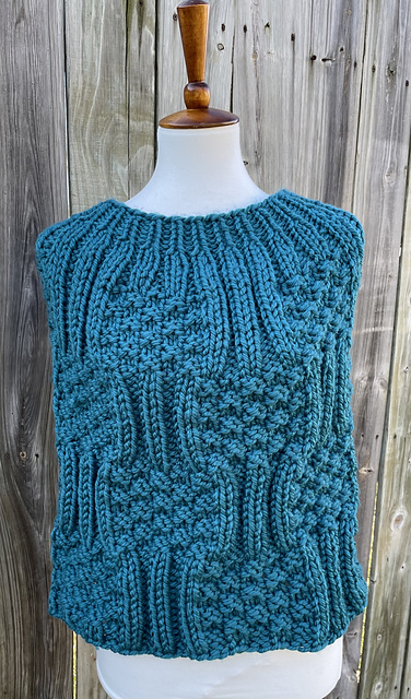 Knotty Fireside Capelet