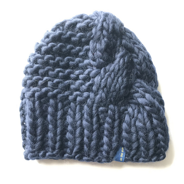 Chunky Hat with a Plait