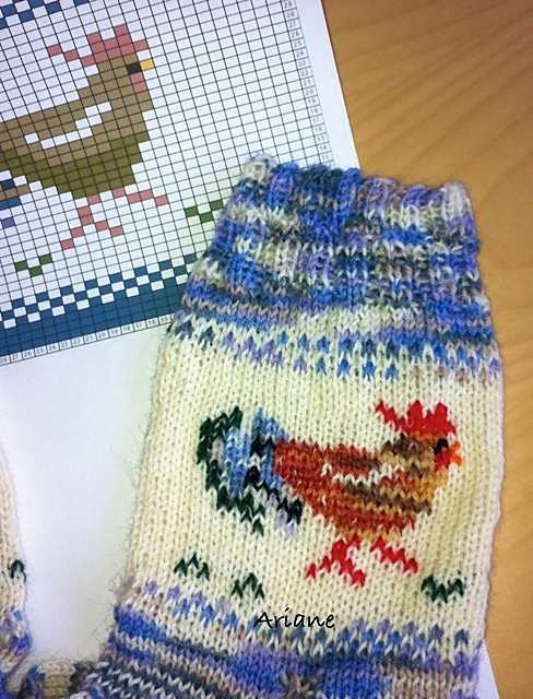 Bildersocken "Kikeriki"