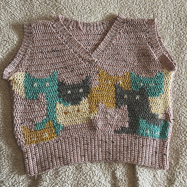 Kitty Sweater Vest