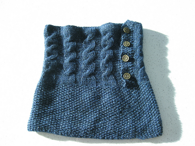 Cable & Seed Stitch Cowl
