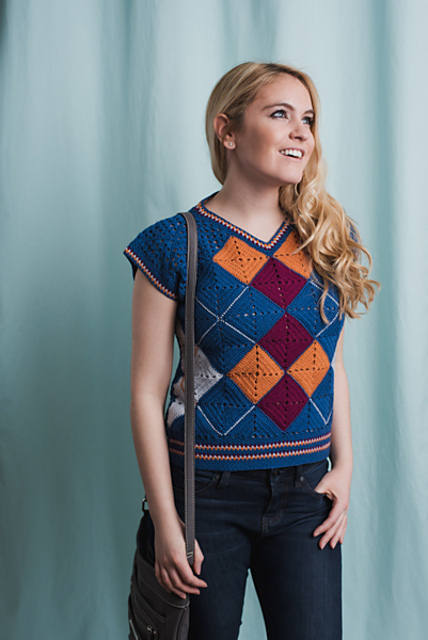 Fair & Square Argyle Top
