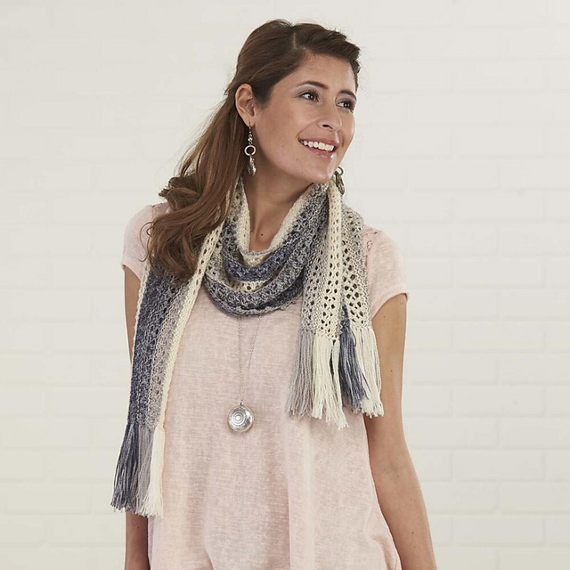 Gradient Striped Scarf