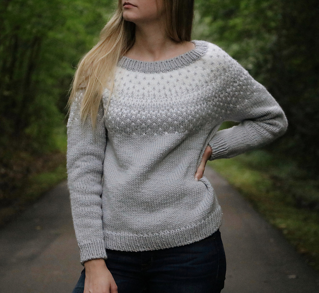 トップス THE BARNNET snow crystal knit sweater 244034850_9911.jpg