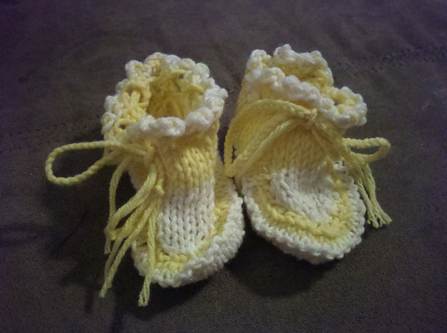 White with Yellow Trim (knit)