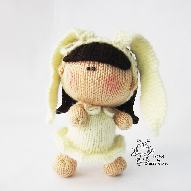 Pebble doll Rabbit