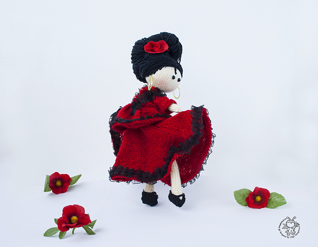 Spanish dancer doll
