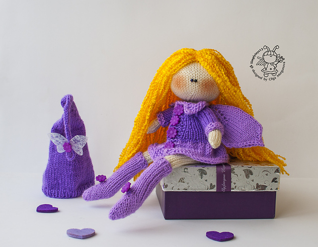 Lilac fairy dreams doll