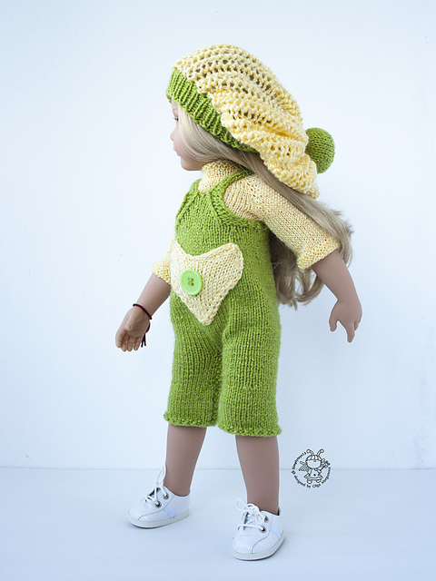 Outfit Lime and lemon for doll 16"-18"