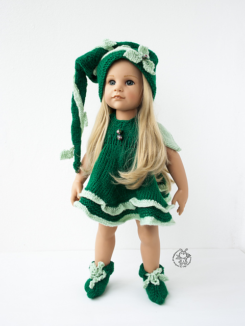 Outfit Elf for doll 16-18"