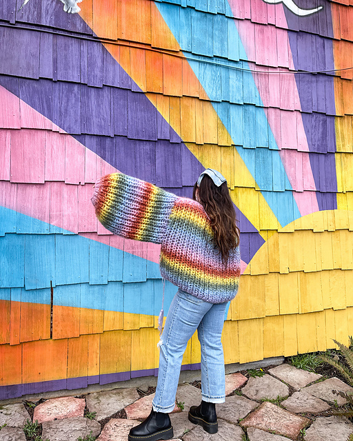 Fishing for Rainbows Sweater
