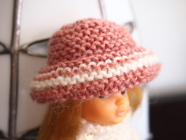 #A23 Blue and cherry colored hat