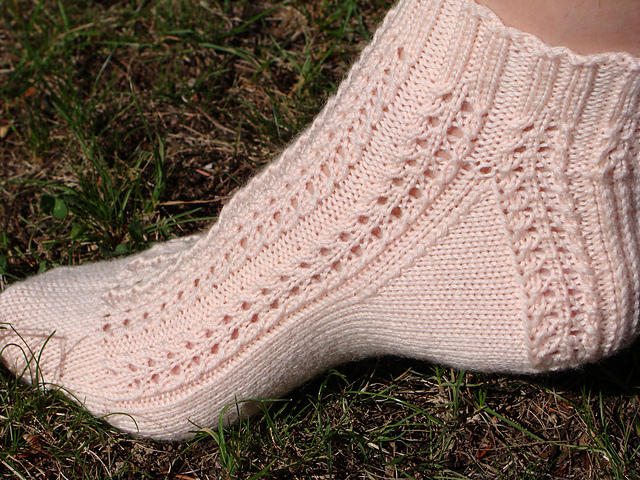 Lacy Rib Anklet sock