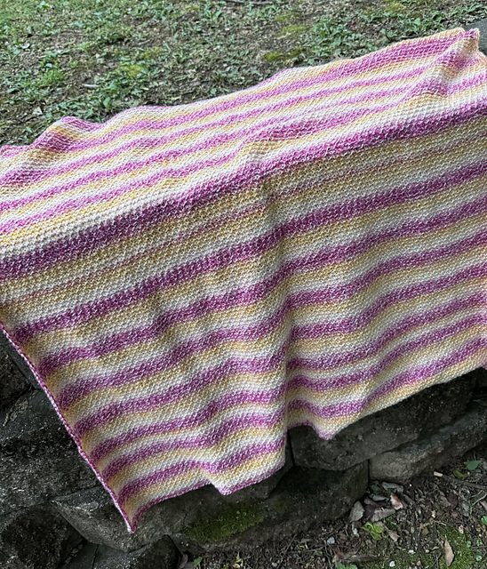 Sand Stitch Baby Blanket