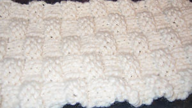 Basketweave scarf