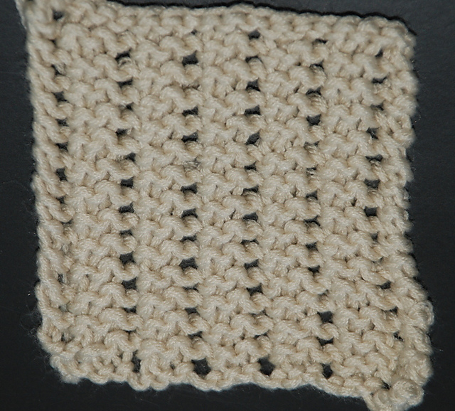 Garter Stitch Faggot
