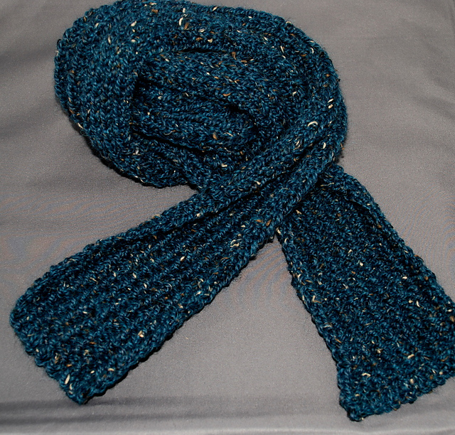 Rice Stitch Scarf