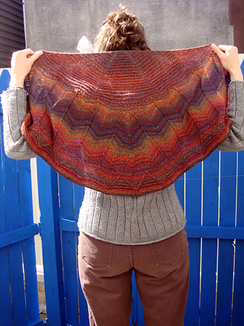 Petal-Point Shawl